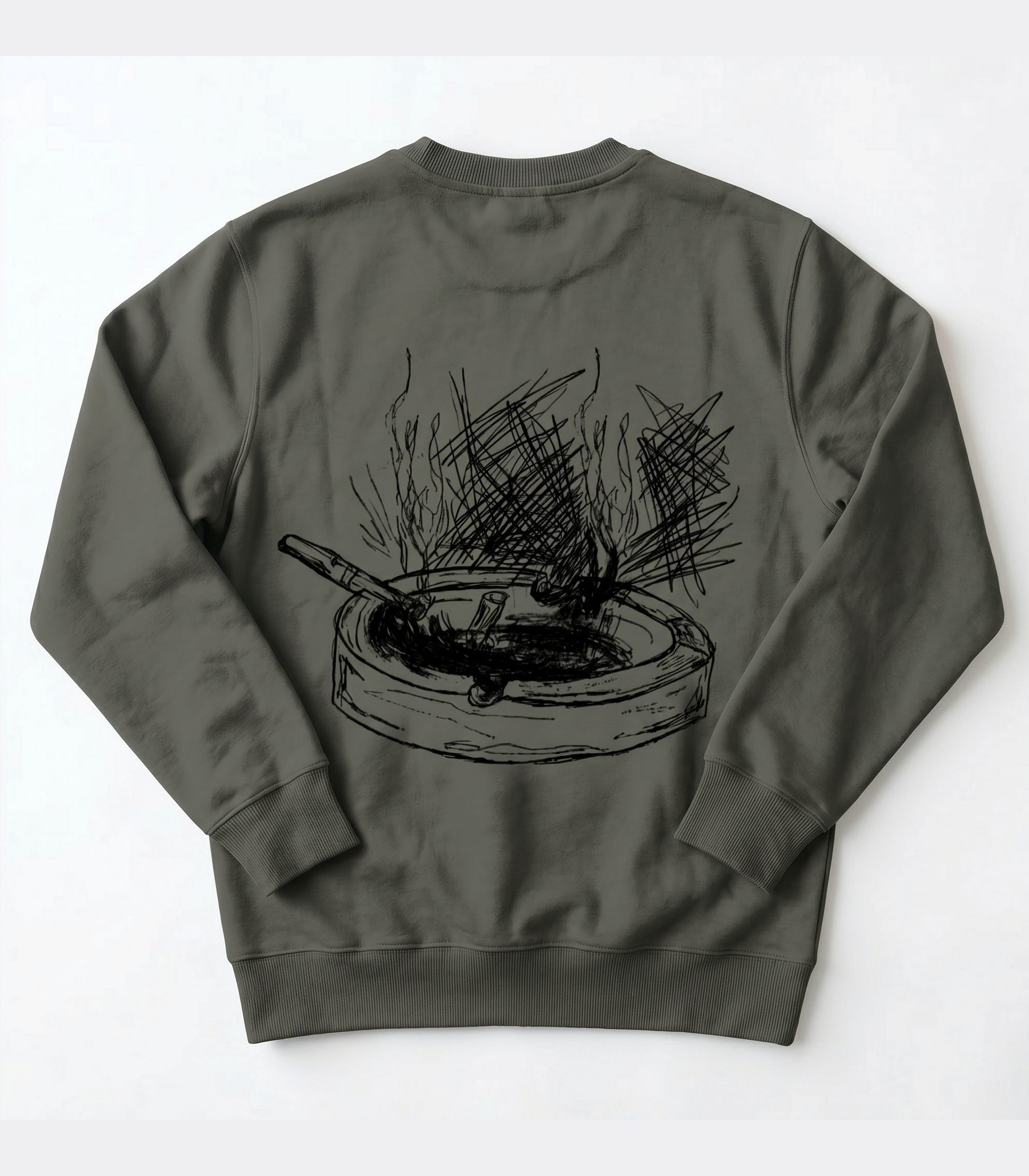 15 MINUTES - Heavy Grey Sweatshirt