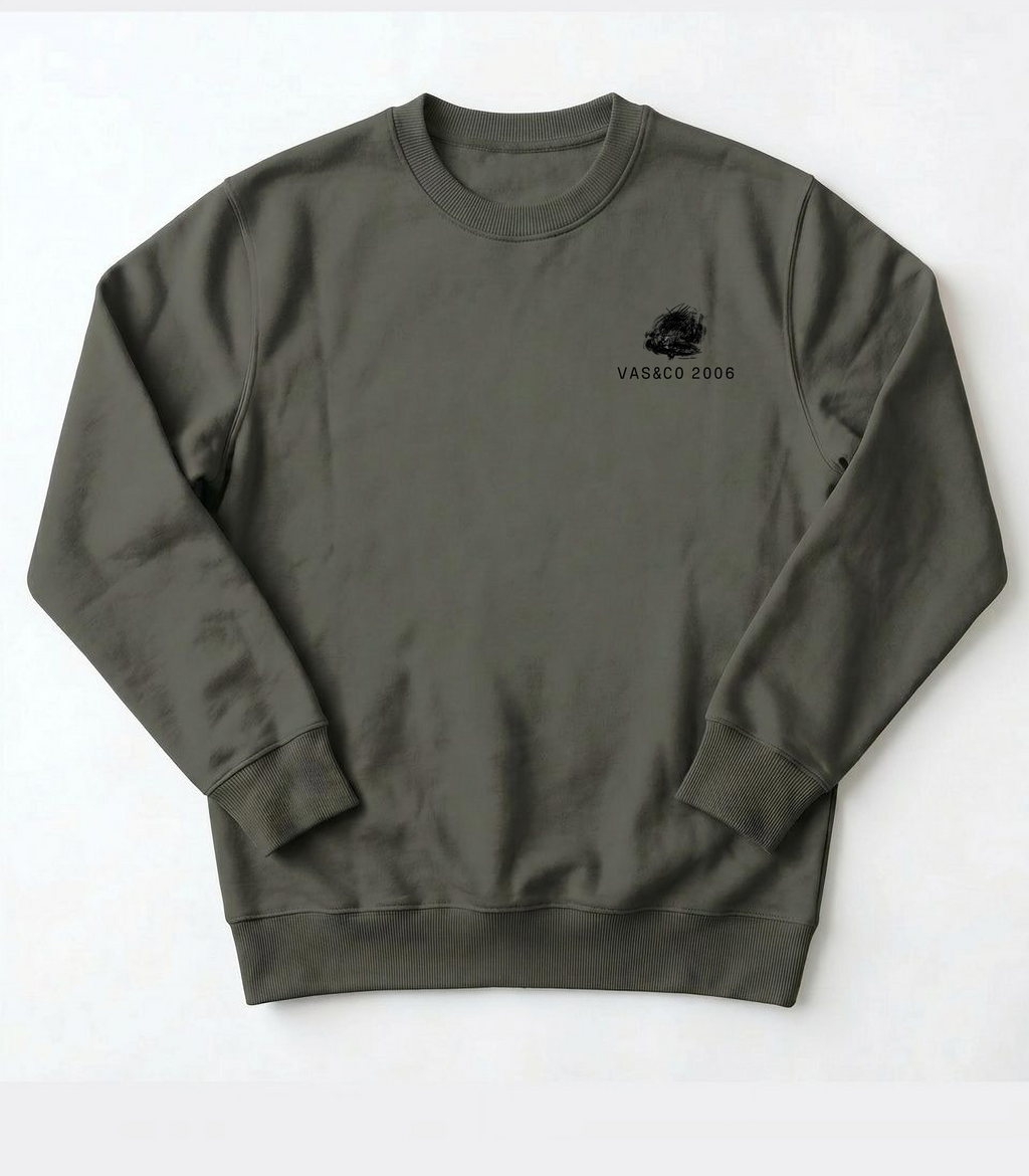 15 MINUTES - Heavy Grey Sweatshirt